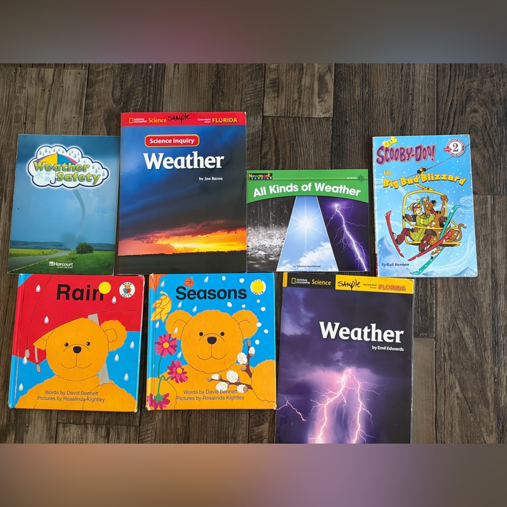 7 Weather and Seasons Kids Book Set